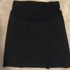 Motherhood Maternity Short Black Skirt